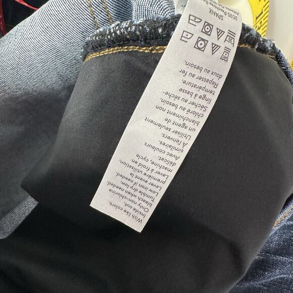 Spanx Jeans Women Medium Blue Ankle Skinny High Rise Shaping Core Control - Picture 10 of 16